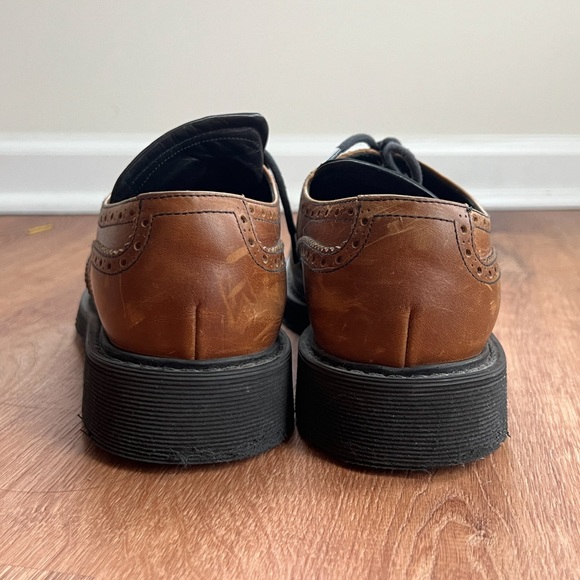 PRADA Brown Derby Wingtips with Re-Nylon Tongue - Picture 3 of 8